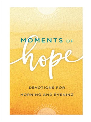 cover image of Moments of Hope